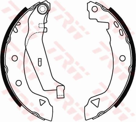 TRW GS8538 Brake Shoe Set