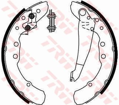 Brake Shoe Set TRW GS8544