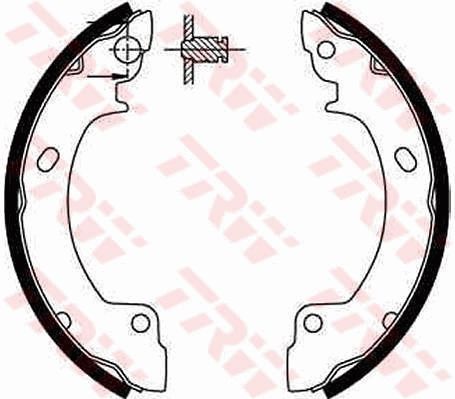 TRW GS8552 Brake Shoe Set