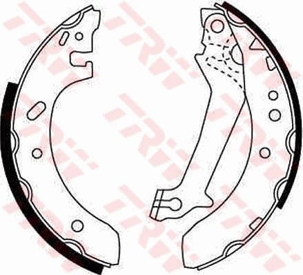 TRW GS8607 Brake Shoe Set