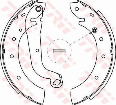 Brake Shoe Set TRW GS8622