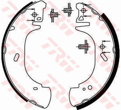 Brake Shoe Set TRW GS8630