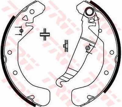 Brake Shoe Set TRW GS8637