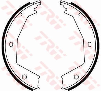 Brake Shoe Set, parking brake TRW GS8668