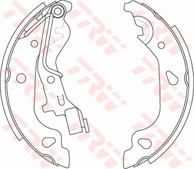 Brake Shoe Set TRW GS8687