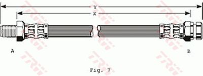 Brake Hose TRW PHB149