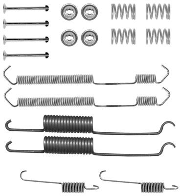 Accessory Kit, brake shoes TRW SFK256