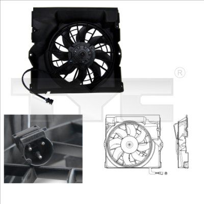 TYC 803-0009 Fan, engine cooling