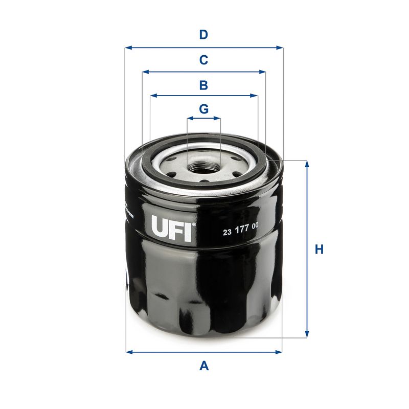 UFI 23.177.00 Oil Filter