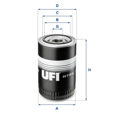 Oil Filter UFI 23.110.02