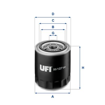 Oil Filter UFI 23.127.00