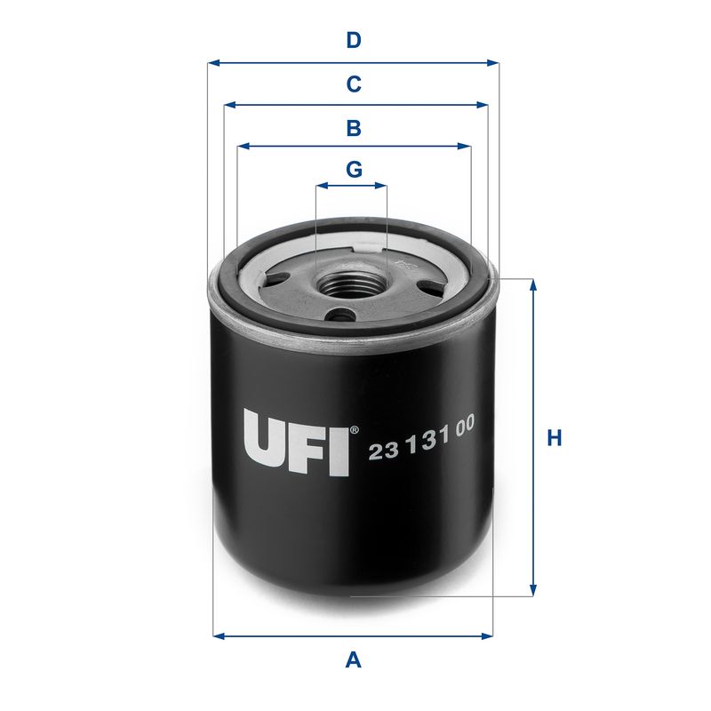 UFI 23.131.00 Oil Filter