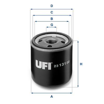 Oil Filter UFI 23.131.00