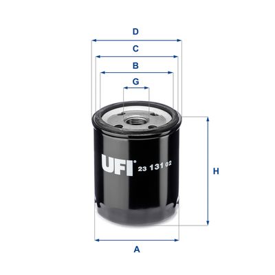 Oil Filter UFI 23.131.02