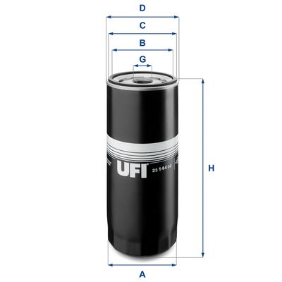 Oil Filter UFI 23.144.00