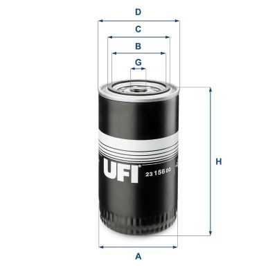 Oil Filter UFI 23.156.00
