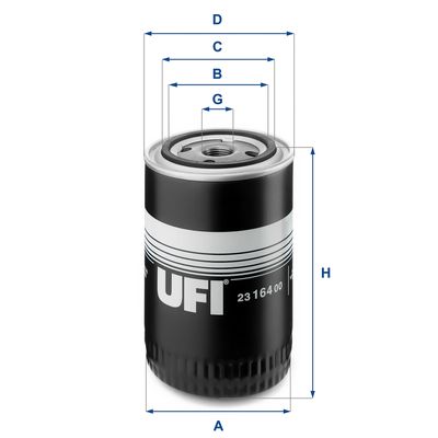 Oil Filter UFI 23.164.00