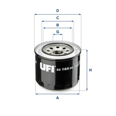 Oil Filter UFI 23.165.00