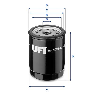 Oil Filter UFI 23.175.00