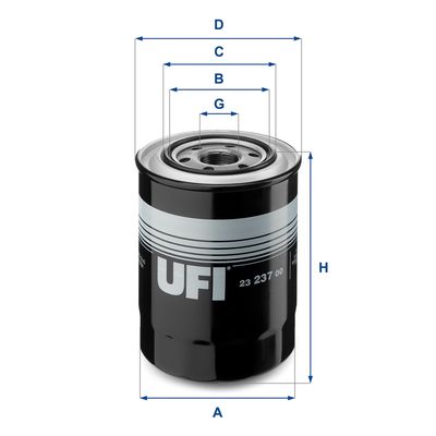 Oil Filter UFI 23.237.00