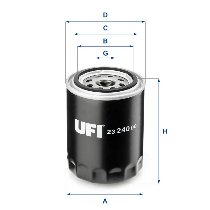 UFI 23.240.00 Oil Filter