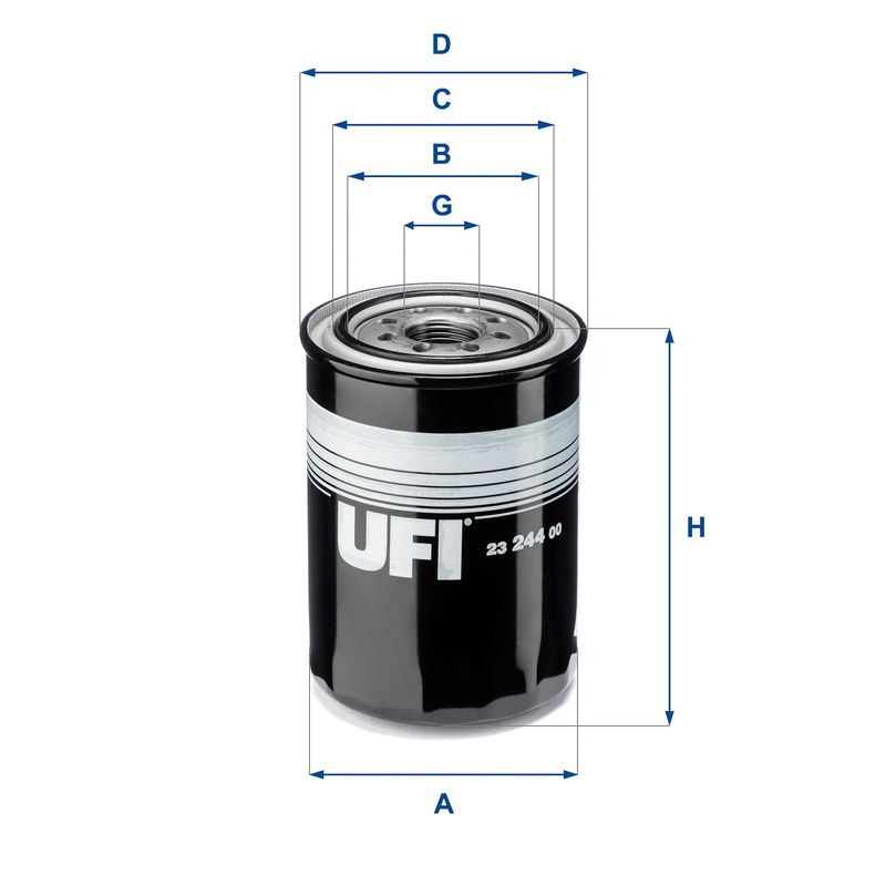 UFI 23.244.00 Oil Filter