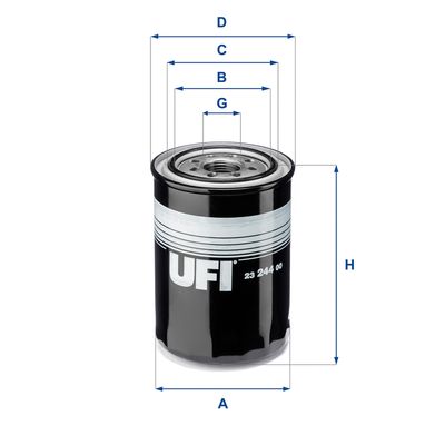 Oil Filter UFI 23.244.00
