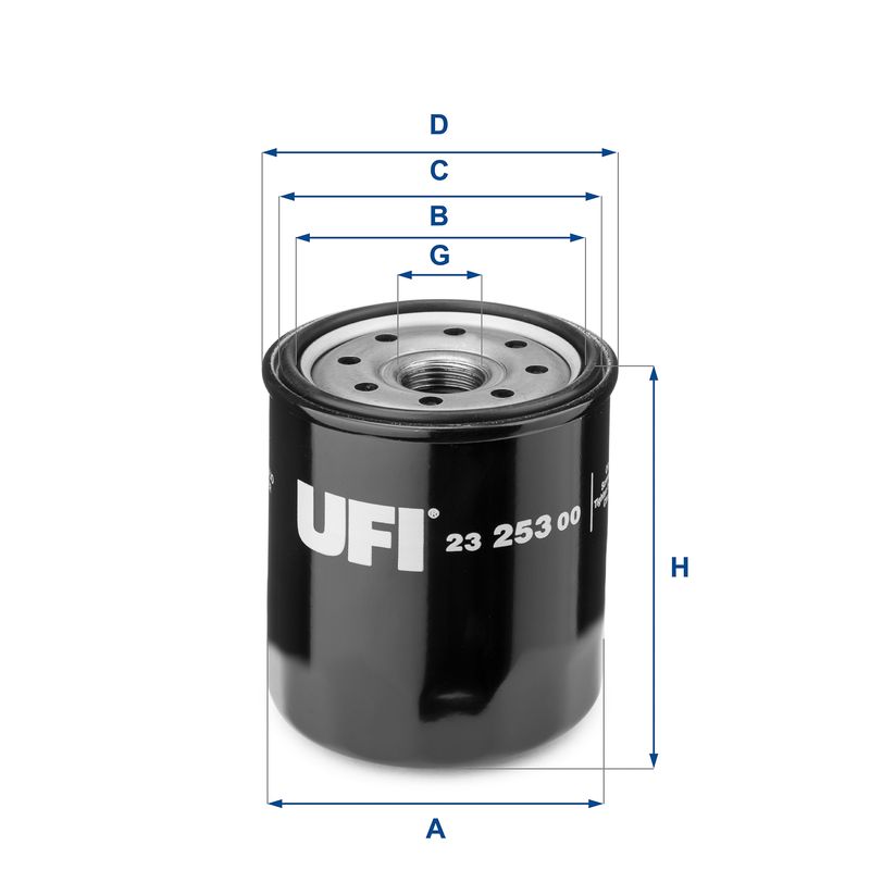 UFI 23.253.00 Oil Filter