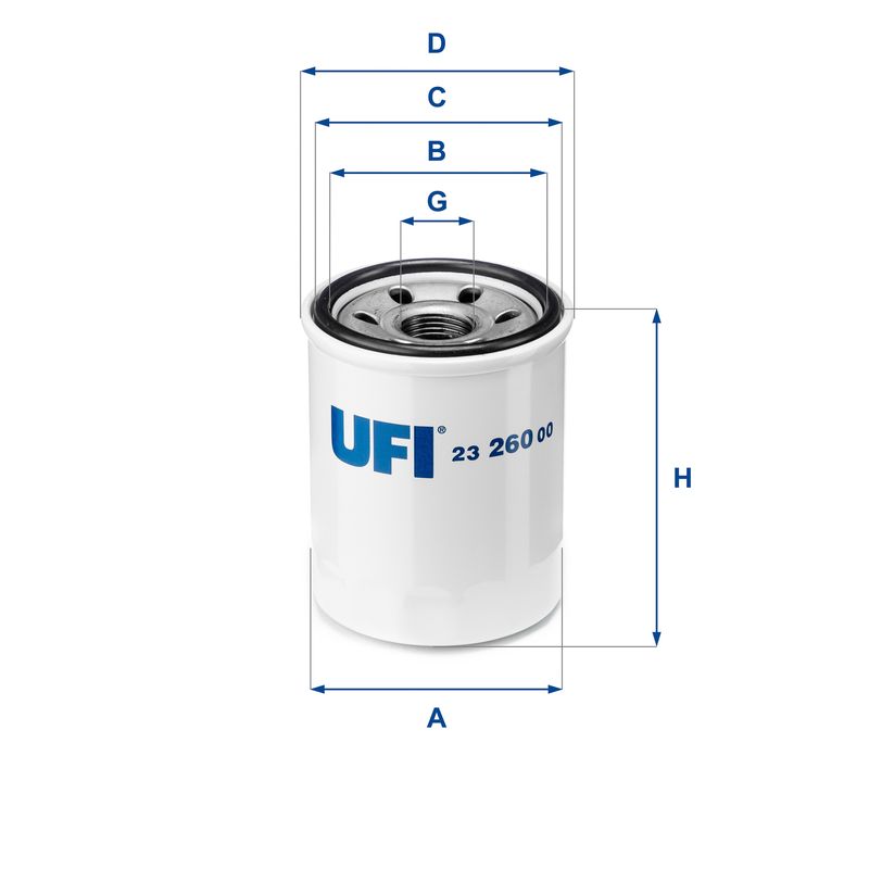 UFI 23.260.00 Oil Filter