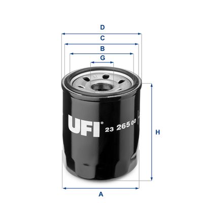 Oil Filter UFI 23.265.00
