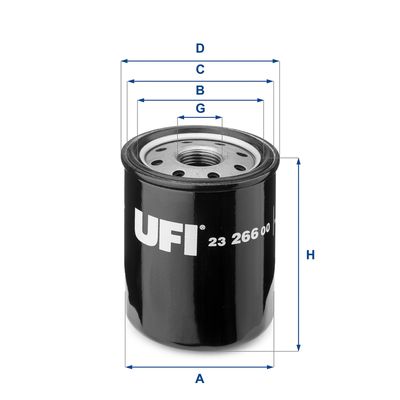 Oil Filter UFI 23.266.00
