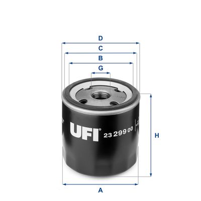 Oil Filter UFI 23.299.00
