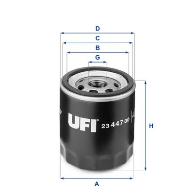 Oil Filter UFI 23.447.00