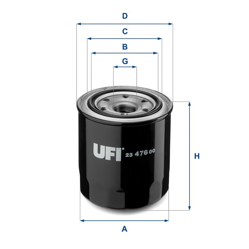 UFI 23.476.00 Oil Filter