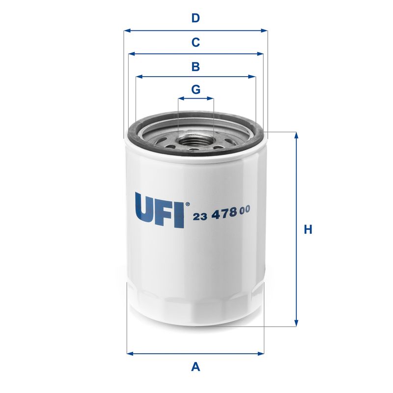 UFI 23.478.00 Oil Filter