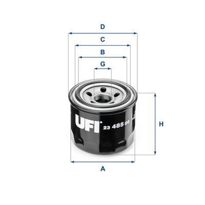 Oil Filter UFI 23.485.00