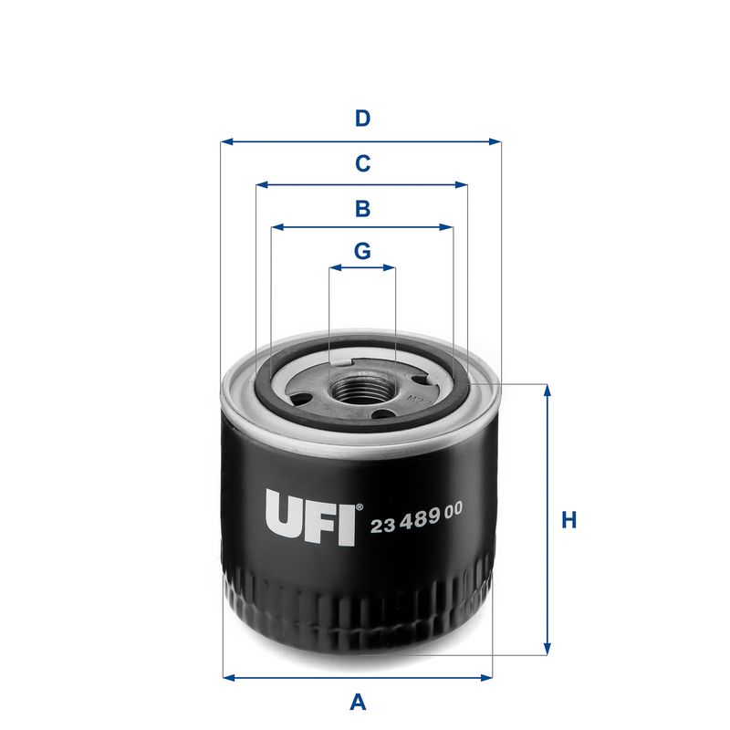 UFI 23.489.00 Oil Filter