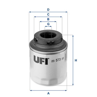 Oil Filter UFI 23.573.00