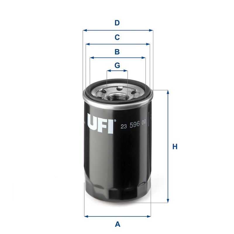 UFI 23.596.00 Oil Filter