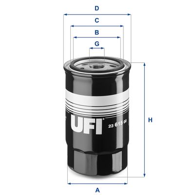 Oil Filter UFI 23.615.00