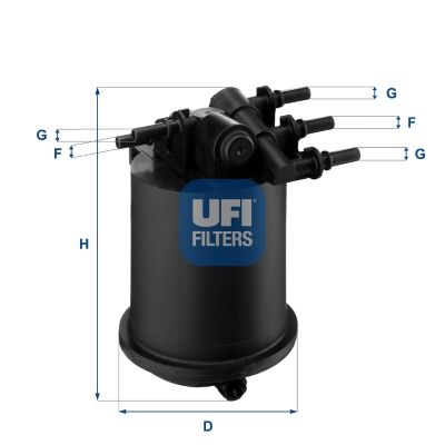 Fuel Filter UFI 24.086.00