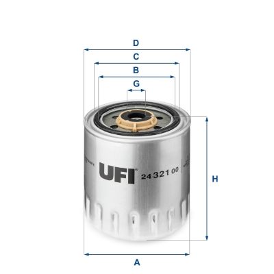 Fuel Filter UFI 24.321.00