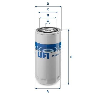 Fuel Filter UFI 24.349.00