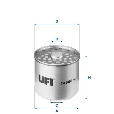 Fuel Filter UFI 24.360.00