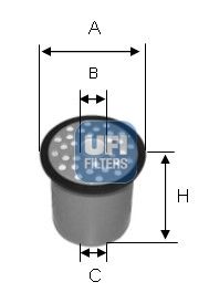 Fuel Filter UFI 24.388.00