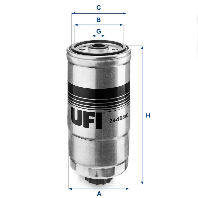 UFI 24.408.00 Fuel Filter