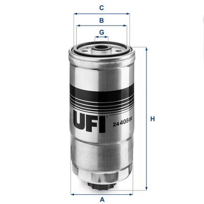 Fuel Filter UFI 24.408.00