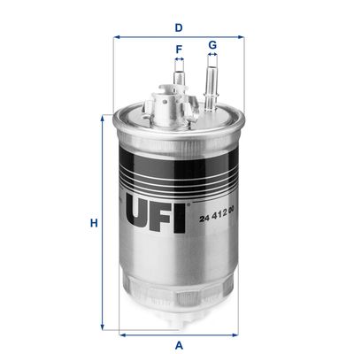 Fuel Filter UFI 24.412.00