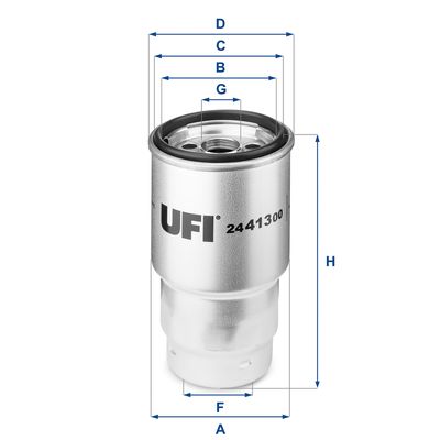 Fuel Filter UFI 24.413.00