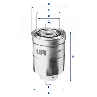 Fuel Filter UFI 24.465.00